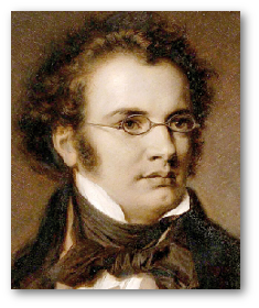 fotografia de l'autor, Franz Schubert