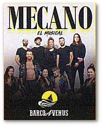 cartell publicitari del musical Mecano