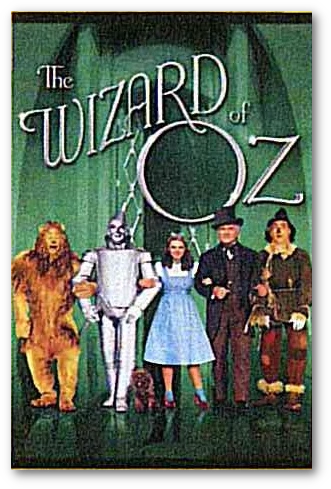 cartell publicitari del musical The Wizard of OZ