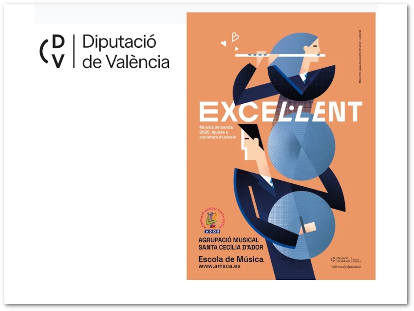 Cartell informatiu de les ajudes de Diputació a les Societats Musicals