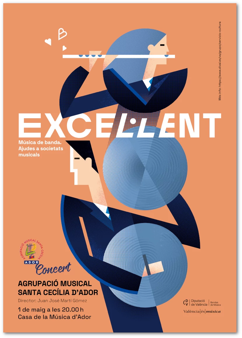 Cartell informatiu del concert Excel·lent Música de Banda, 2026